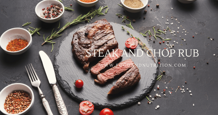 Enhance Your Grilling Game with the Ultimate Steak and Chop Rub: Discover the Recipe Here