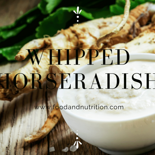 Creamy Whipped Horseradish Elevate Your Dishes with Zesty Perfection