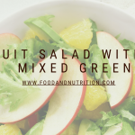 Fruit Salad with Mixed Greens
