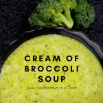 CREAM OF BROCCOLI SOUP