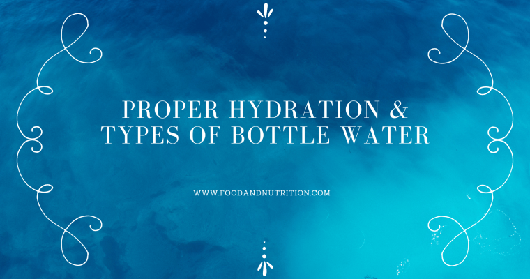 Proper Hydration & Types of Bottle Water