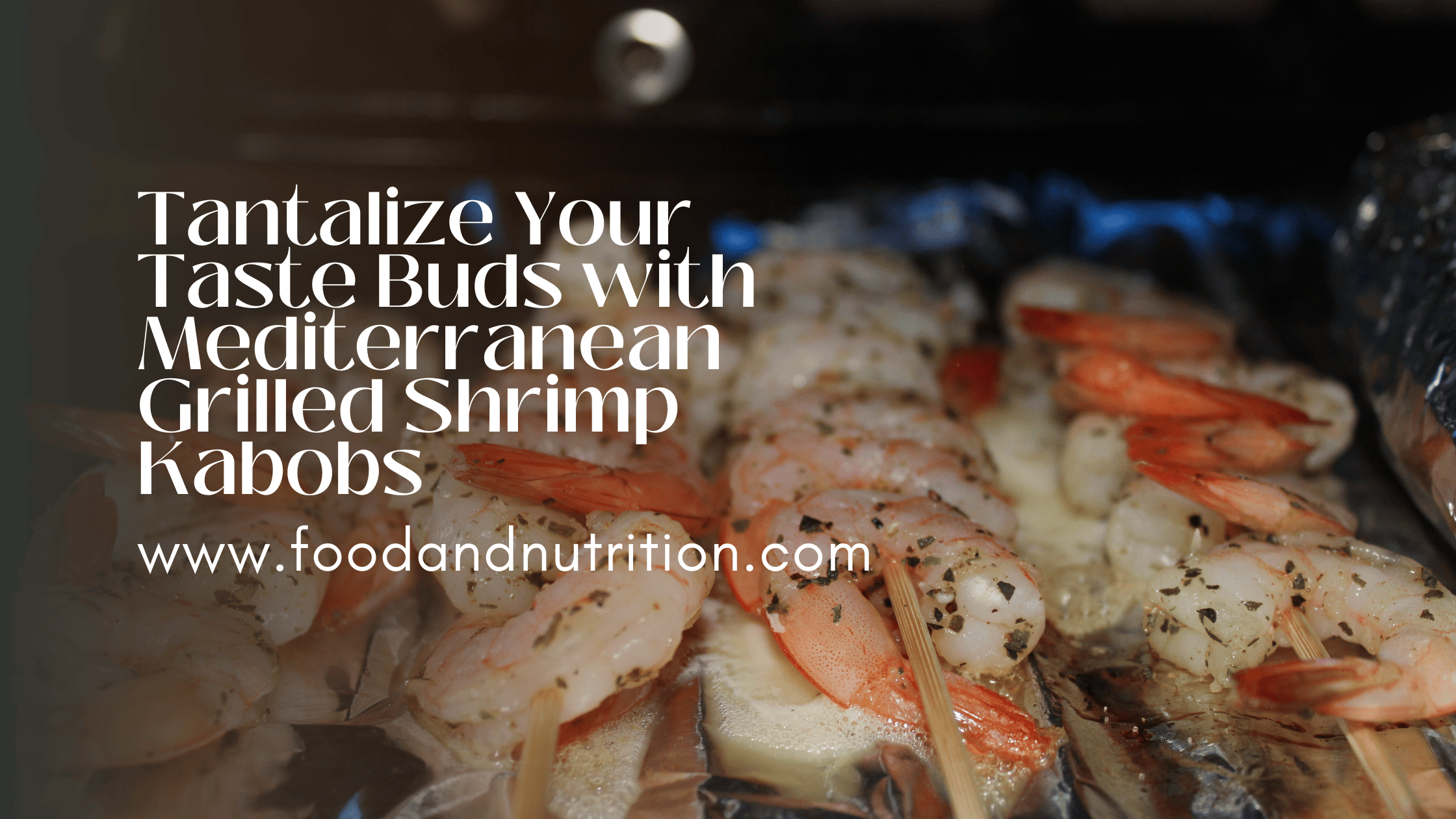 Tantalize Your Taste Buds with Mediterranean Grilled Shrimp Kabobs
