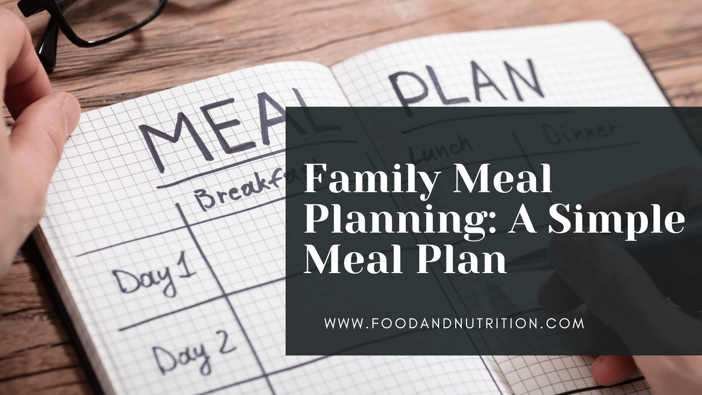 Family Meal Planning: A Simple Meal Plan