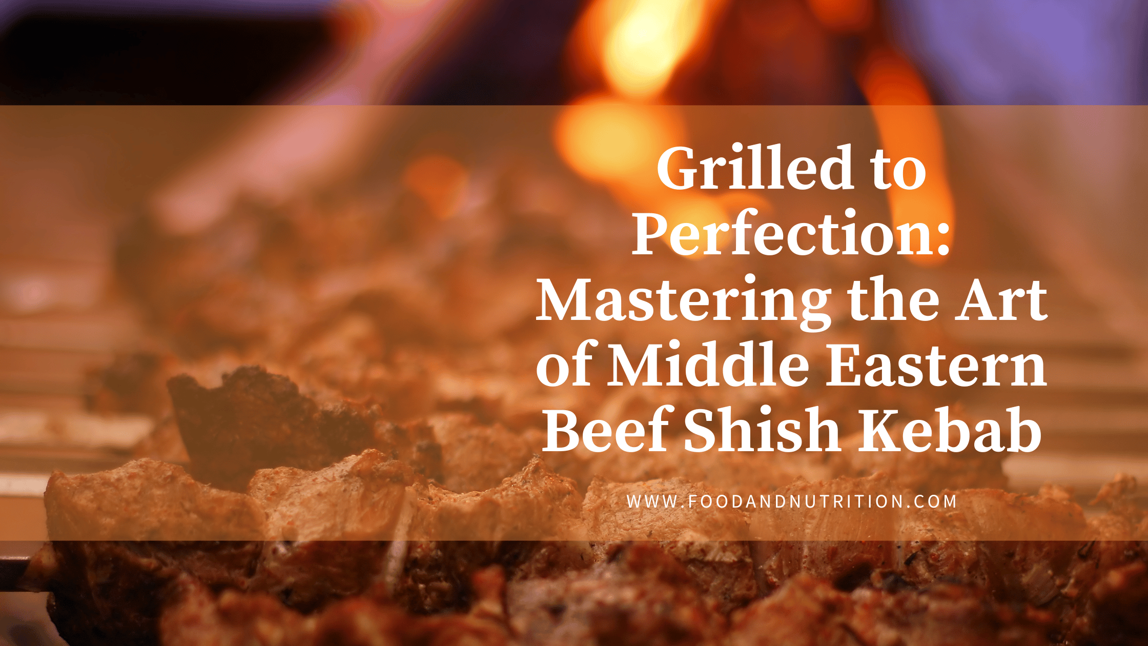 Grilled to Perfection: Mastering the Art of Middle Eastern Beef Shish Kebab