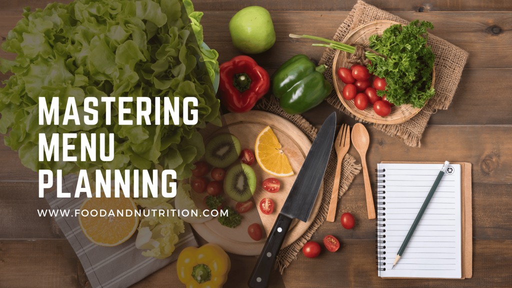Mastering Menu Planning: A Registered Dietitian's Comprehensive Guide ...